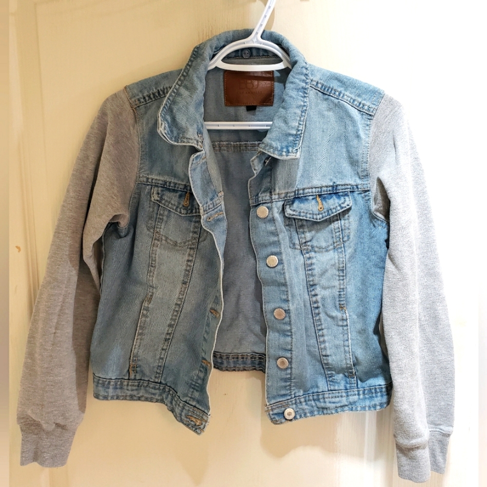 Small Denin Sweatshirt Jacket